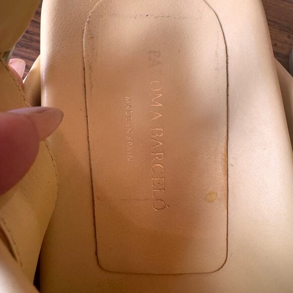 PALOMA BARCELÓ Women's Lea Slingback Platform Wedge Sandals size 38 /US 8 - Picture 7 of 13